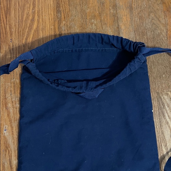Navy Blue Drawstring Bag - Picture 3 of 4